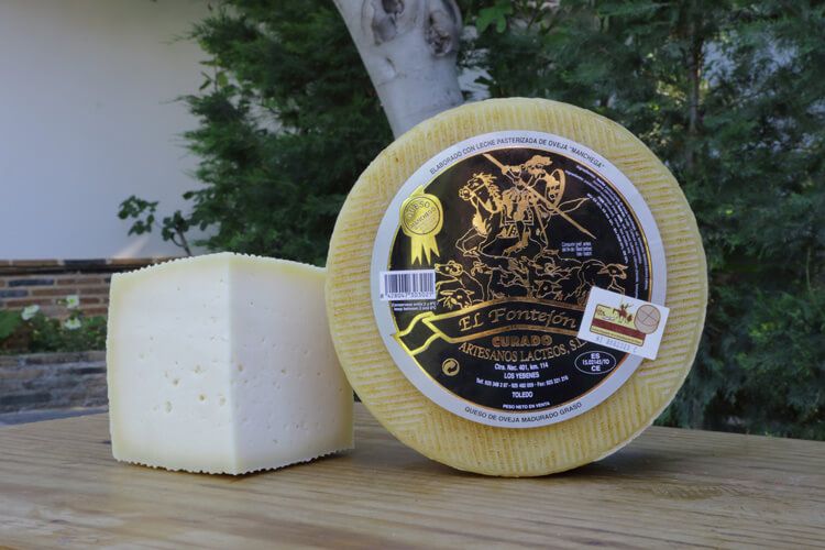 Queso curado el Fontejón con D.O de Artesanso Lácteos