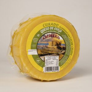 Queso curado en aceite de oliva virgen extra.