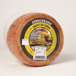 Queso de cabra oreado Calderico de leche pasteurizada