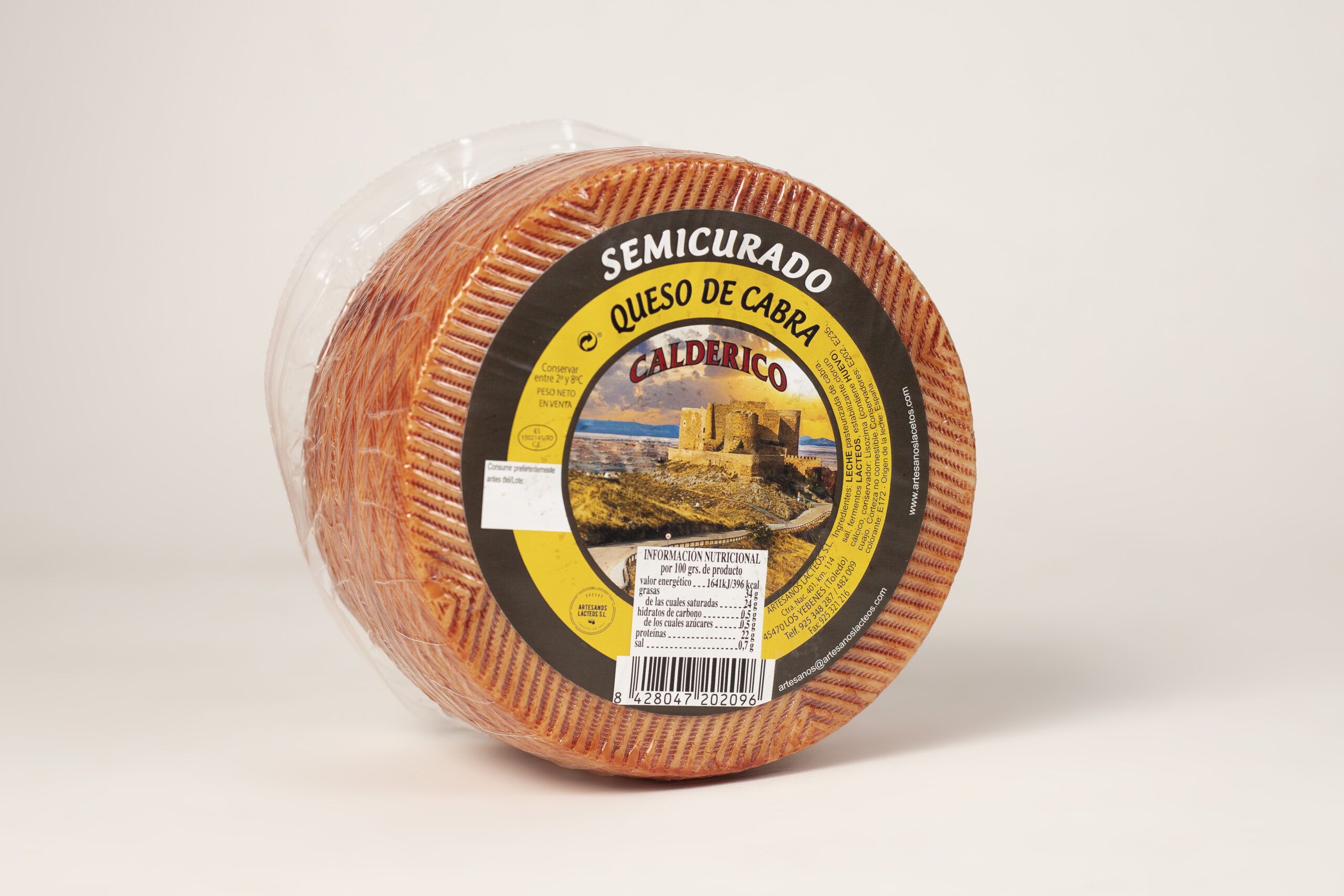 Queso de cabra oreado Calderico de leche pasteurizada